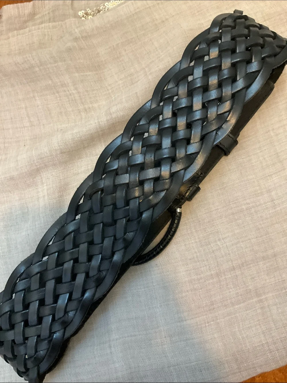 Braided Leather  Belt